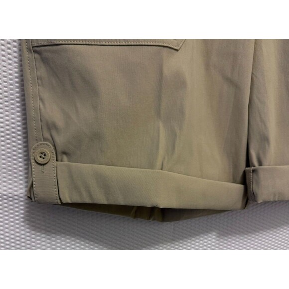 Eddie Bauer Womens Size 6 Brown Shorts Roll Hem Bermuda Lightweight Adjustable - Picture 5 of 11